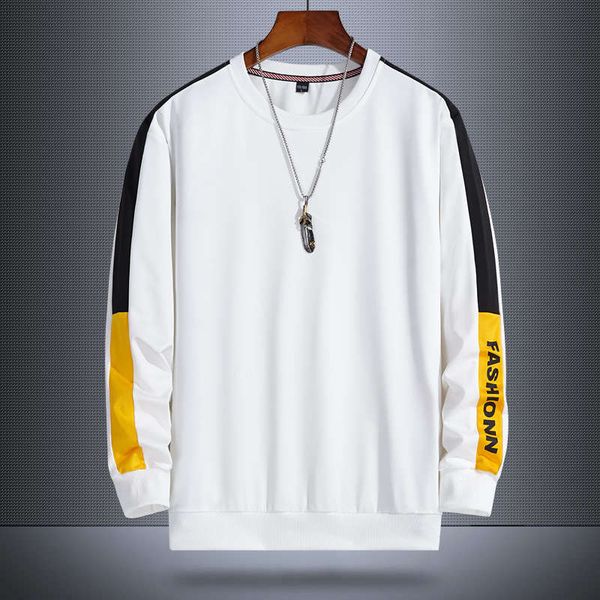 

men's fashion autumn round neck imitation cotton long sleeve sweater, Gray