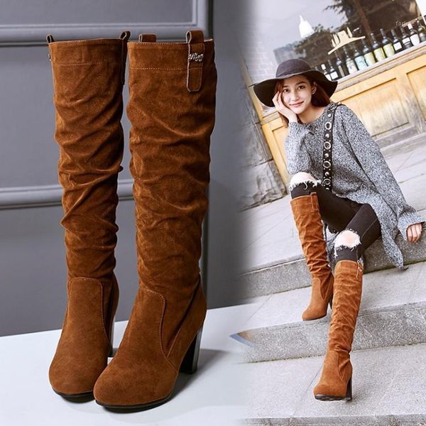 

leisure time high boots snowfield boots size code woman 40-471, Black