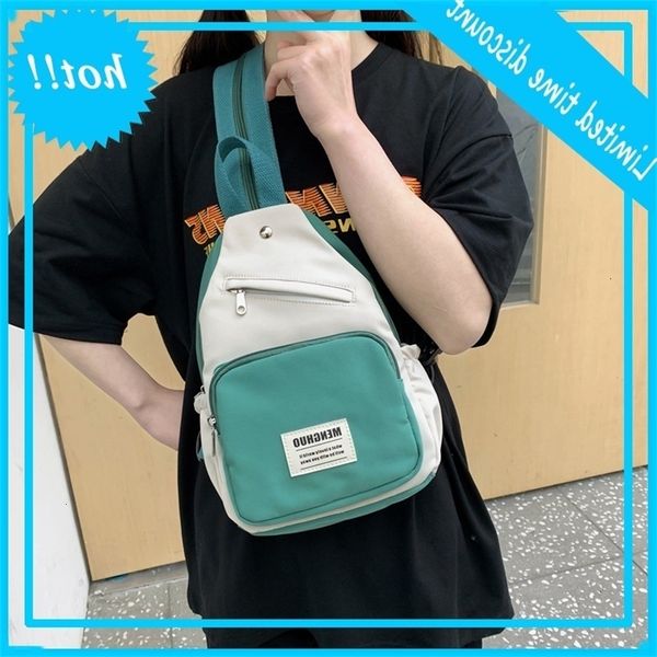 

multi functional women's 2020 new single shoulder leisure crossbar ins super fire girl's student's chest bag