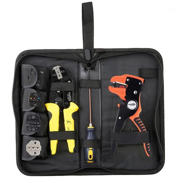 

adjustable cable cutter crimper wire peeling ratcheting terminal crimping pliers wire stripper stripping tool kits1