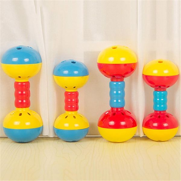

многофункциональный детский запястье двойной головы bell погремушка игрушечная альпинистская палка bb ручка зеркало ручной рукой пластиковый
