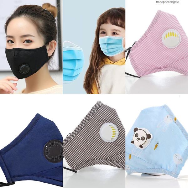 

washable face 5 mask valve breather filter layers reusable children dustproof smoke 1ids lhjm