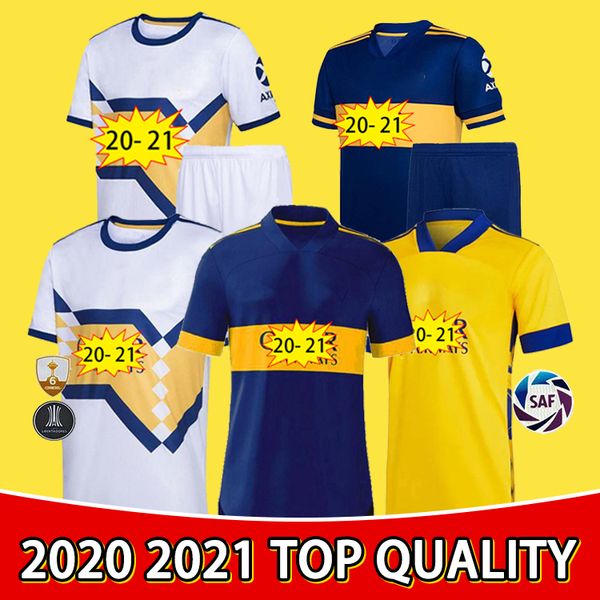 

20/21 boca juniors soccer jersey home away maradona osvaldo carlitos perez de rossi tevez football shirt, Black;yellow