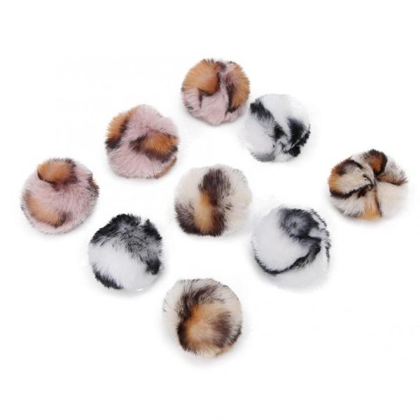 

9pcs pet cat plush leopard ball with catnip safety training playing interactive toy