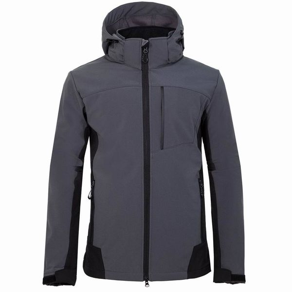 

men's soft shell jacket outdoor windproof waterproof hiking jacket fleece lined softshell coat mens winter softshell hiking jackets, Black;brown
