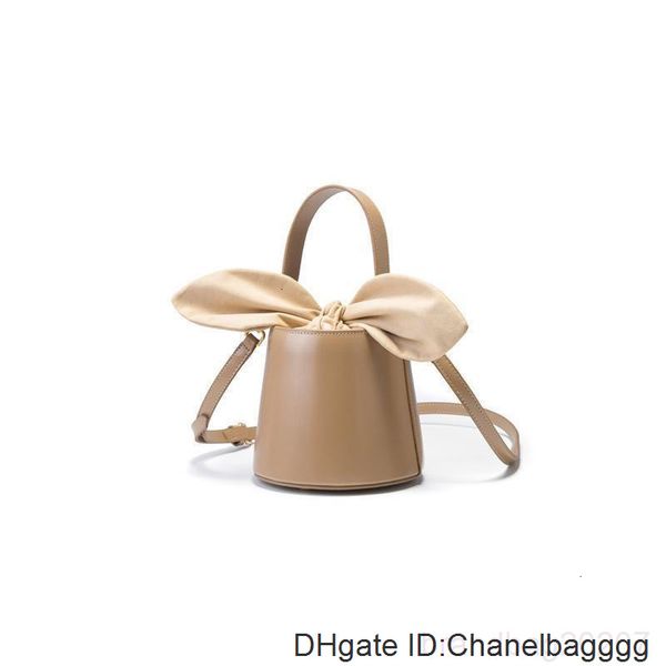 

высокое качество прекрасный лук ведро пакет из натуральной кожи женщины одного плеча мешок