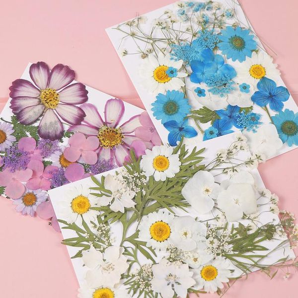 

1 bag of dried flowers uv resin decorative natural flower stickers 3d dry beauty decal epoxy mold diy filling jllhuu