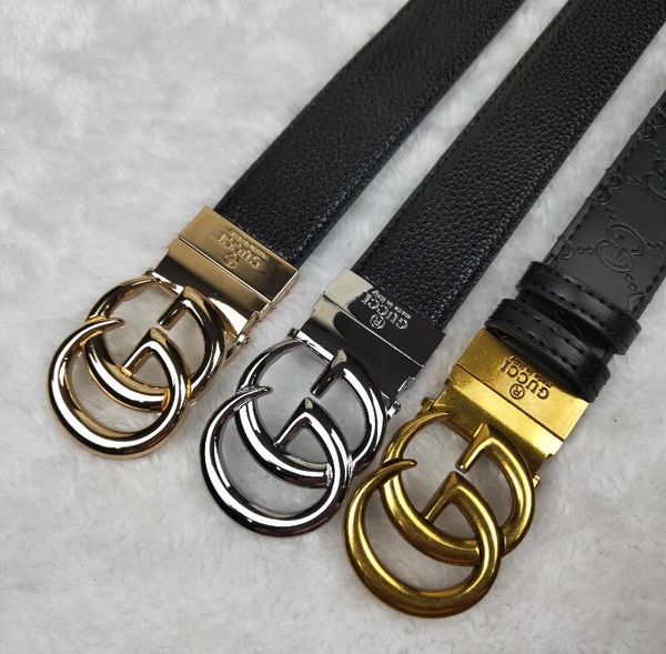

2020 men belts womens can rotate buckle genuine leather 6 color cowhide belt for mens belt ing, Blue;purple