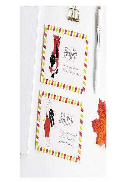 

30 шт. почта вам рождественский дизайн карта мульти используется в качестве скрапбукинга party privation privation diy подарочная открытка с