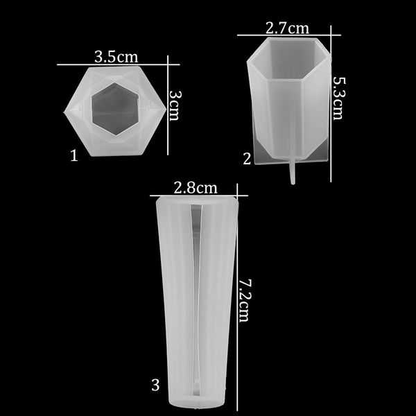 

3 стиль шарм подвеска кристалл силиконовые mold diy эпоксидной смолы ожерелье прессформы для изготовления ювелирных изделий выводы аксессуар