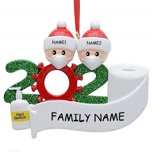 

family quarantine 2 personalized of ornaments 3 survivor 4 5 6 7 face masks hand sanitized customiz christm decorating coutletzurw