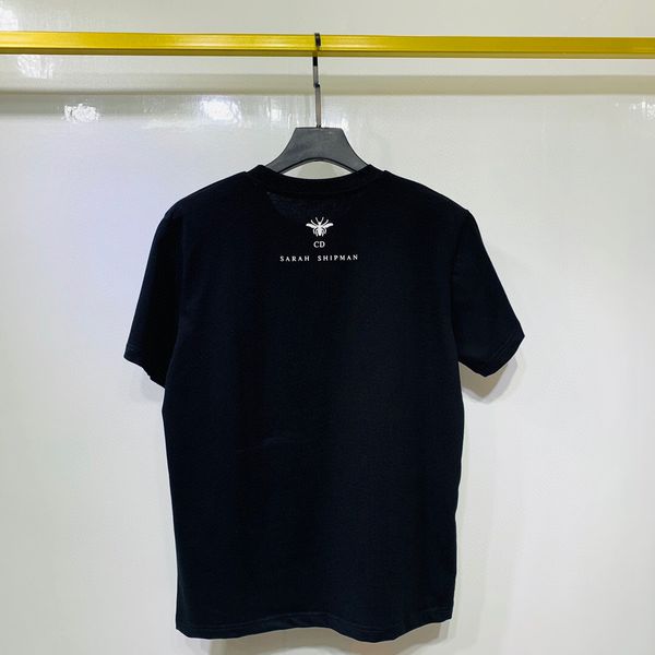 

2021 early spring new d family love letter printing valentines day limited short sleeve t-shirt couple men and women same style, White;black