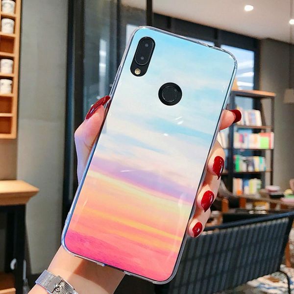 

мраморный телефон чехол для реого примечания-7 6 5 pro обложки для xiaomi mi 9 ет pro 8 lite imd силиконового wmttyw qpseller