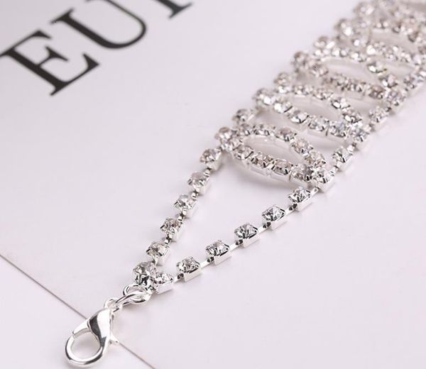 

factory1o63full diamond bracelet starry silver plated