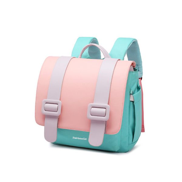 Rainbow Girl Rosa À Prova D 'Água Mochila Infantil 1-3-6 Anos Sacos da Escola para Menina New Kids Bag Mochila Escola Mochila Moda Bags LJ200918