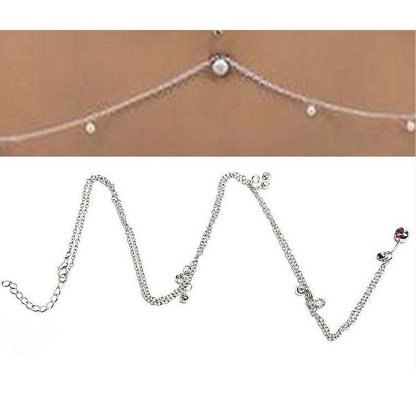 

1 час хрустальный живот пирсинг талия цепь хирургической стали 14g павлинь хвостовой животноводства кнэттон кольцо с талией цепь животных ко, Silver