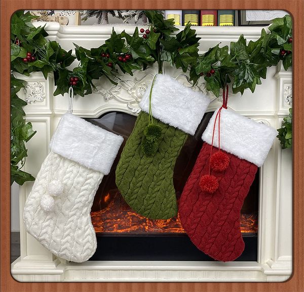 

trees decorations party stockings ornament decor santa christmas stocking candy socks bags xmas gifts bag 28