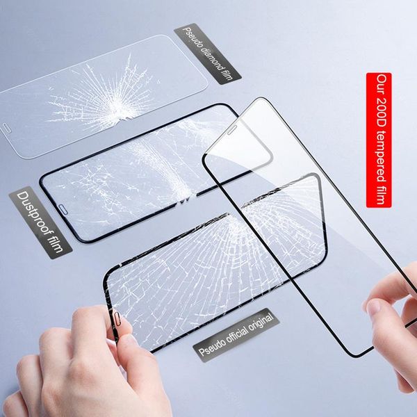 

200d full curver glass на iphone 11 pro x xr xs максимальный защитник экрана закаленного стекла для iphone 7 8 6 sqcaku cass2010