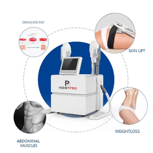 

2020 emslim hi-emt emsculpting machine ems electromagnetic muscle stimulation fat burning shaping hiemt emsculpting beauty equipment