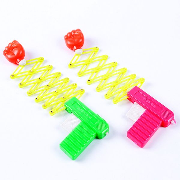 

2020 novelty gag toys telescopic toy creative fist gun children's small toys spoof telescopic toys strange small gifts