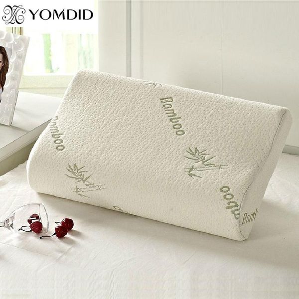 

neck pillow slow rebound memory foam home use sleeping print pillows bamboo fiber health care pillow cushion almohada bbyziw