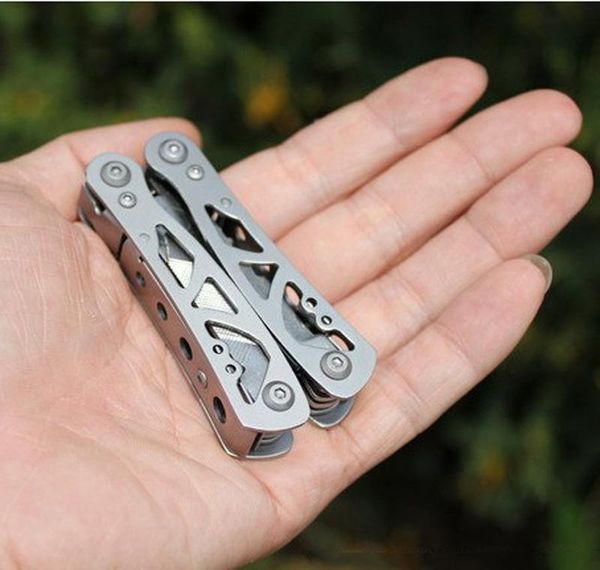 

metal multi function plier mini folding tongs with screwdriver filer knife opener outdoor survival equipment hand t wmtbkv dhsybaby