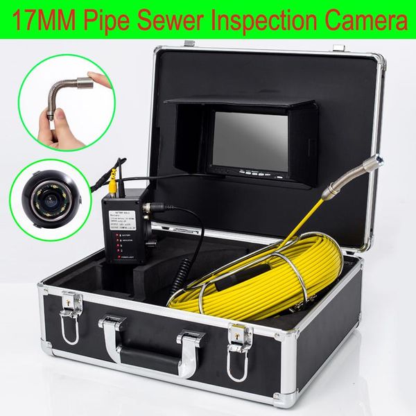 

20m 7inch 17mm industrial pipe detection camera system waterproof drain sewer pipeline endoscope inspection camera
