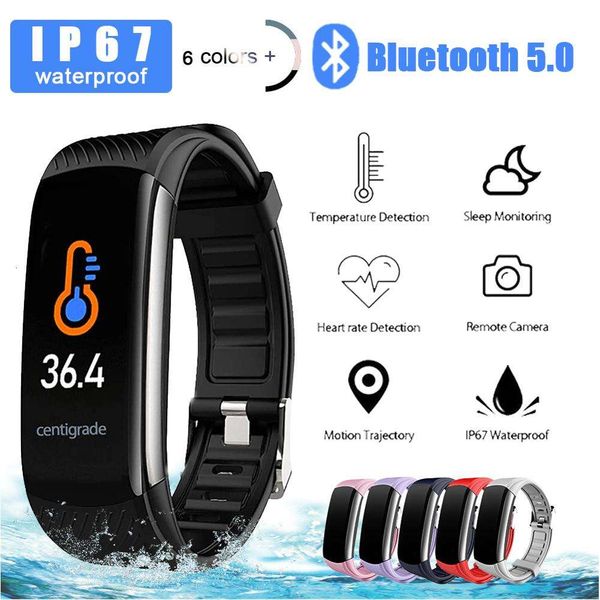 

men's and women's touch screen watch, intelligent sports wristband with blood prsure control, 2020