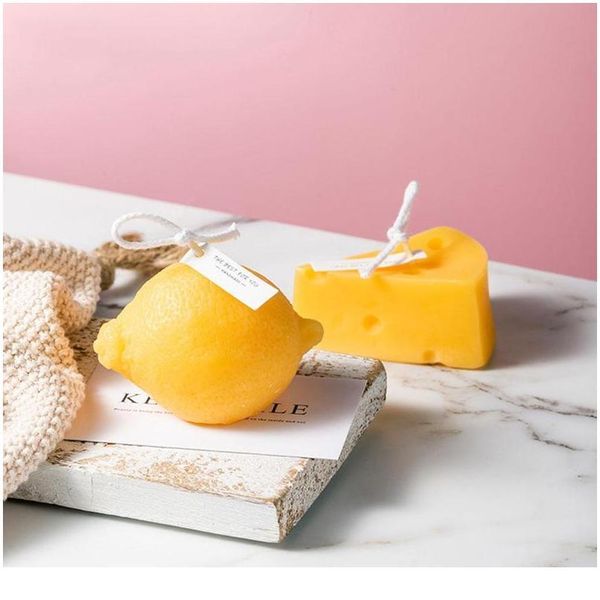 

1pcs soy wax candle cute orange scented candle wax oil smokeless aromatherapy candle gifts wedd jlljyt
