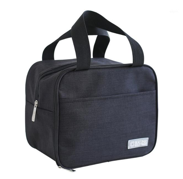 

portable insulation bag oxford cloth cooler pack aluminum film insulation pack waterproof double layer refrigerated bag1