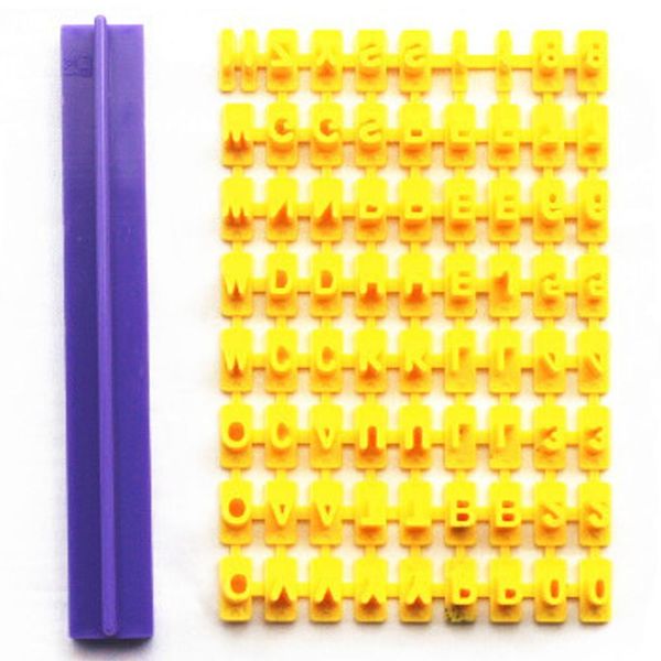 

пластиковый милый алфавит номер буквы писем торт diy плесень для прессы печать бисквитные резаки печенье формования украшения инструмента 40