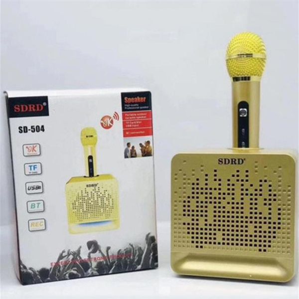 

sdrd sd-504 family ktv portable wireless live microphone speaker