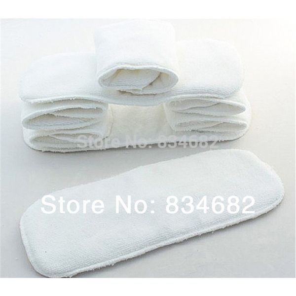 

20pcs factory price 2 layer microfiber baby cloth diaper nappy liner insert reusable all in 1 cloth diaper inserts 201117