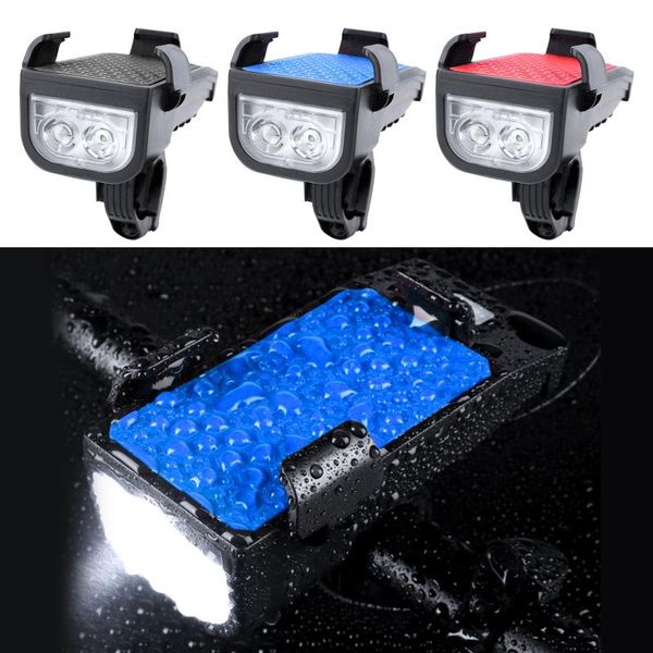 

4 in 1 usb rechargeable bike headlight front light waterproof 380 lumen super