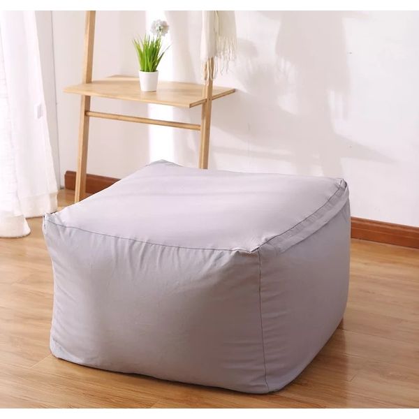 

lazy beanbag sofas cover chairs without filler linen cloth lounger seat bean bag puff asiento couch tatami living room furniture f bbyvnk