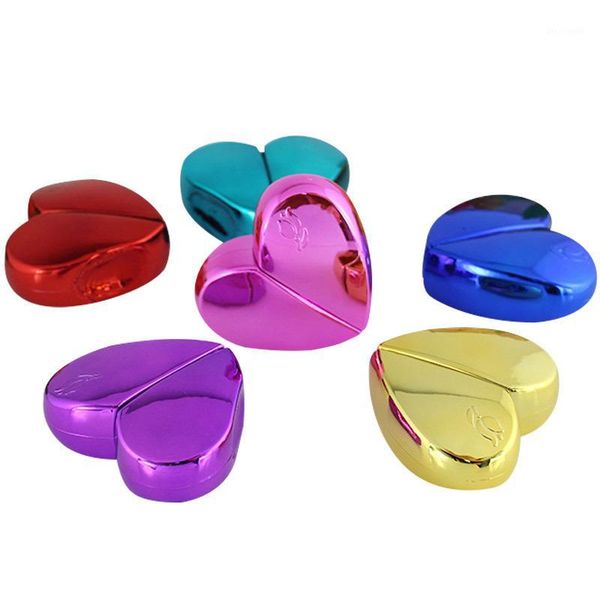 

25ml new heart shape mini aluminum perfume spray bottle scent pump empty atomizer travel dispenser perfume cosmetic containers1