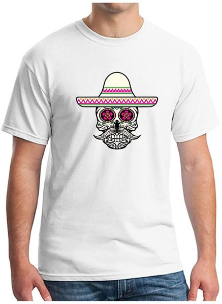 

mens cranium fitted print pure cotton comfort skull flower short sleeve crew neck t-shirts pure cotton novelty fashion casual sweatshirt, White;black