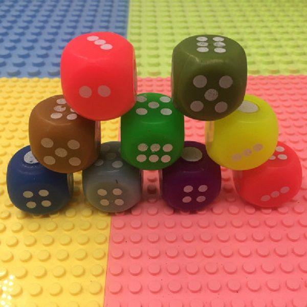 

tpr soft material luminous dices flashing elastic dice bar party new strange toy