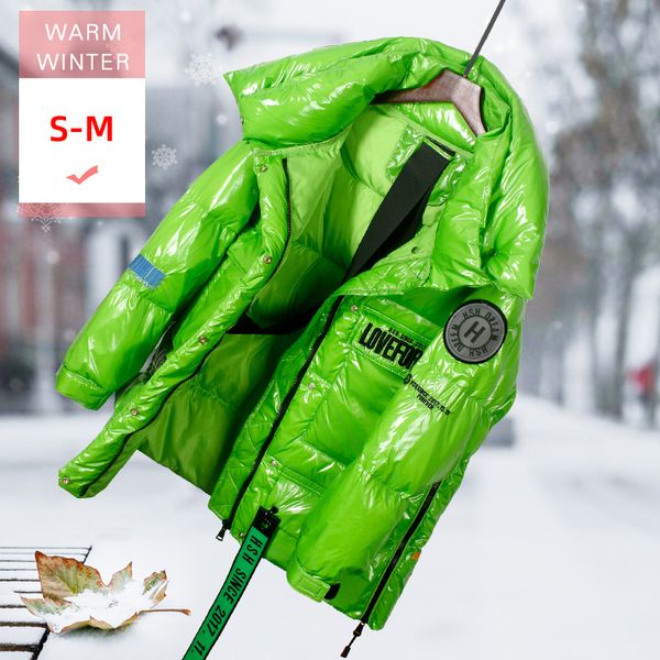 

new fashion women short white duck down jacket stand collar female thick casual windproof waterproof zipper coat good quanlity c1204, Black