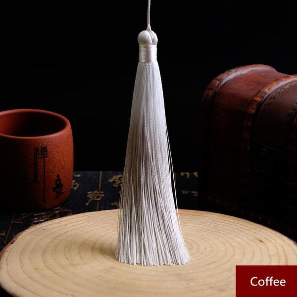 

5pcs light color bookmark silk tassels diy curtain clothes bag craft supplies classical style tassel pendant 13cm h jlllvd