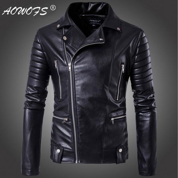 

europe and america slim motorcycle leather jackets youth popular bomber jacket big size 5xl men leather jackets, Black