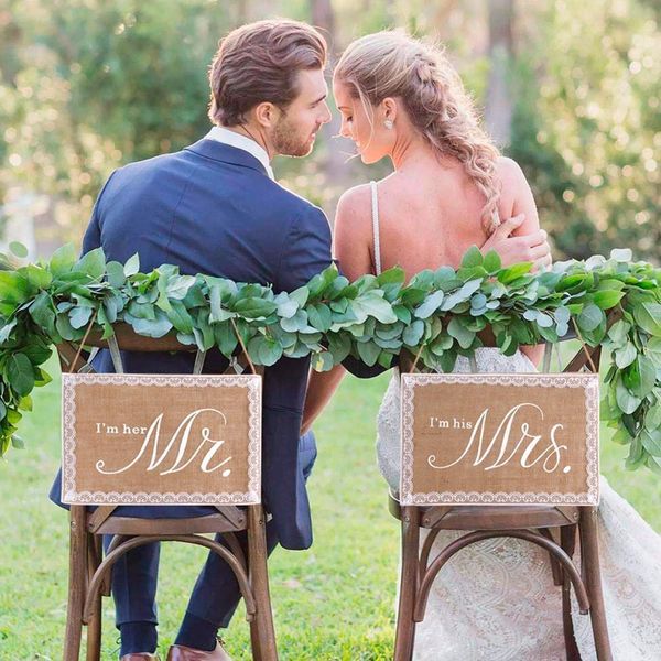 

белье mr mrs rustic wedding decor brlap country banner groom и невеста photo photo props anngiversary подвесные знаки установите старинные с
