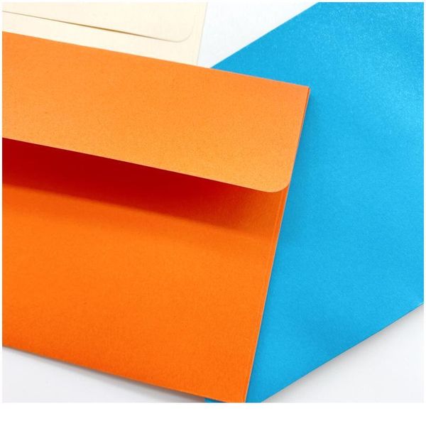 

10pcs candy color kraft paper envelope 14 selections blank big envelopes greeting cards wedding invitation gift jlllht