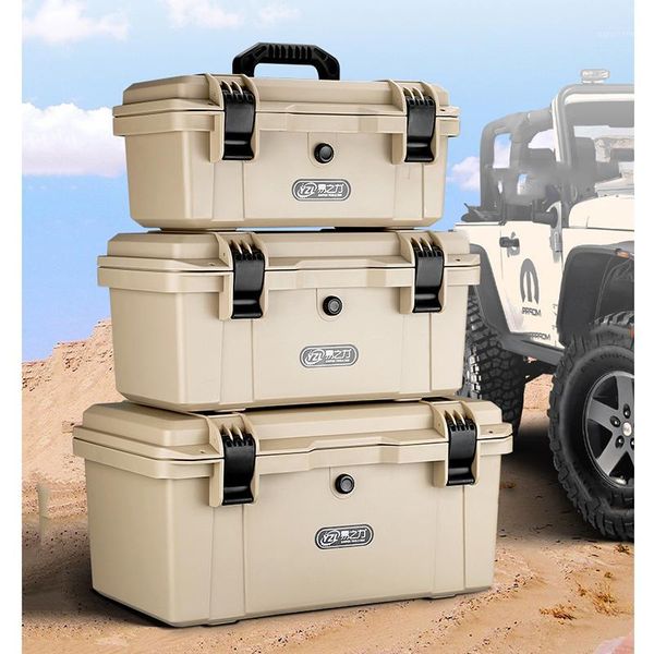 

waterproof toolbox portable tool box seal safety box shockproof case large hardware electrician storage car repair toolbox1