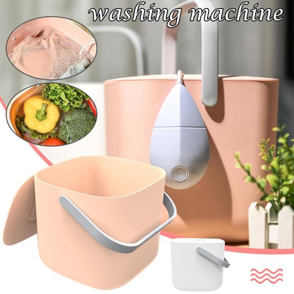 

laundry bags portable washing machine ultrasonic bubble mini travel service washer fruit cleaner dnj998