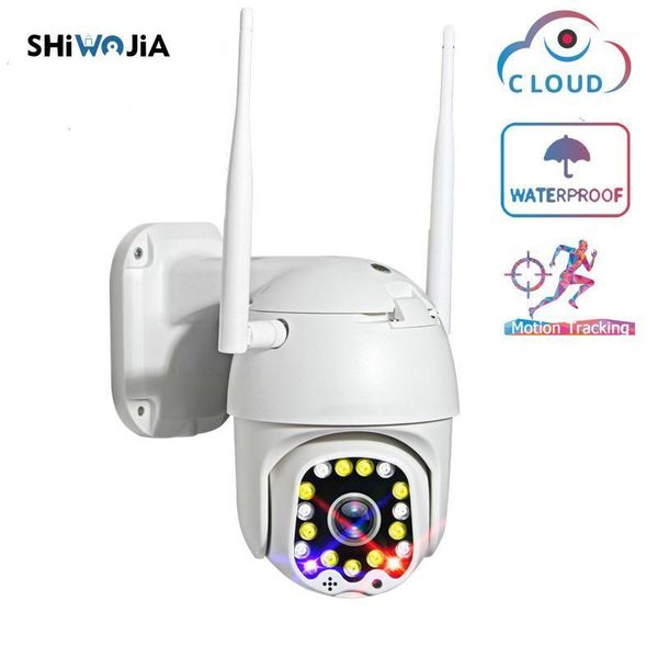 

shiwojia 1080p ptz ip camera outdoor wifi wireless auto tracking dome camera waterproof cctv security surveillance night vision1