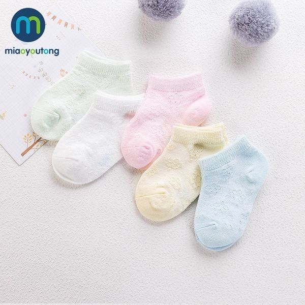 

5 pair/lot 10pcs comfortable breathable mesh cotton soft pink blue boy newborn socks girl baby socks meia infantil miaoyoutong y201009, Pink;yellow