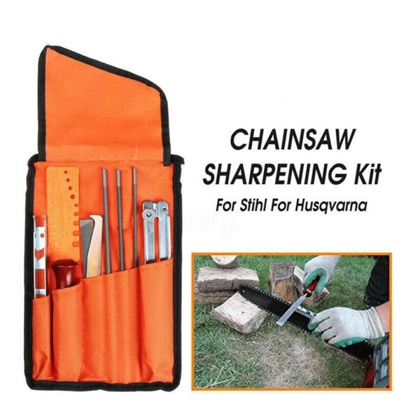

10pcs/set chainsaw sharpening file special household hand tools chain sharpen saw files garden tool