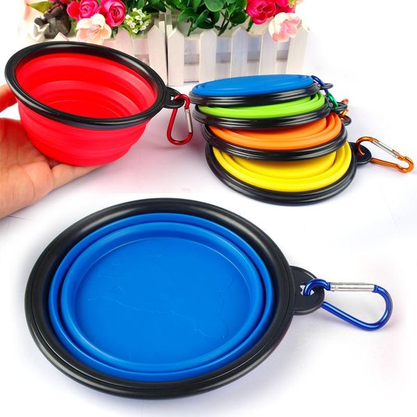 

sile collapsible feeding bowl dog water dish cat portable feeder puppy pet travel bowls sile col bbyyof