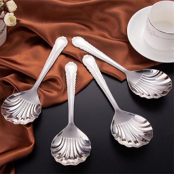 

cutlery forks vintage metal forks carved coffee fruit dessert cutlery fork ice cream spoon kitchenware